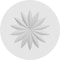Ekena Millwork Standard Grayson Flower Rosette With Square Edge, 7"W x 7"H x 1/2"P ROSP070X070X050GRY09 - alternate 3